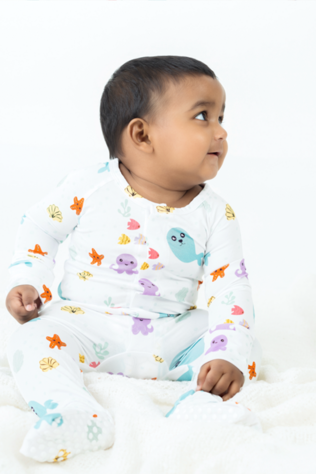 Sea-riously Cute Magnetic Sleepsuit